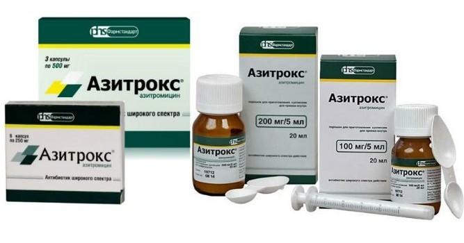 Азитроміцин для дітей: інструкція із застосування, 250 мг, суспензія .